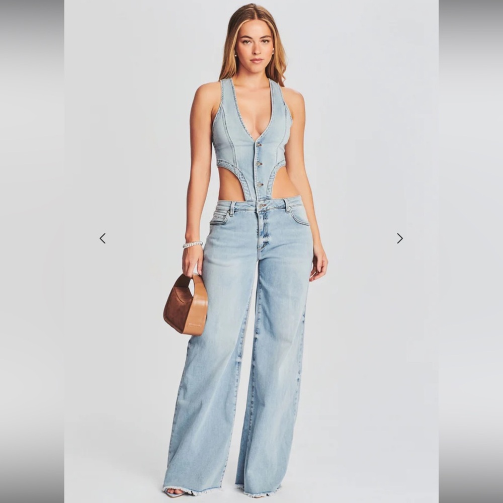 SER.O.YA DALLAS DENIM JUMPSUIT